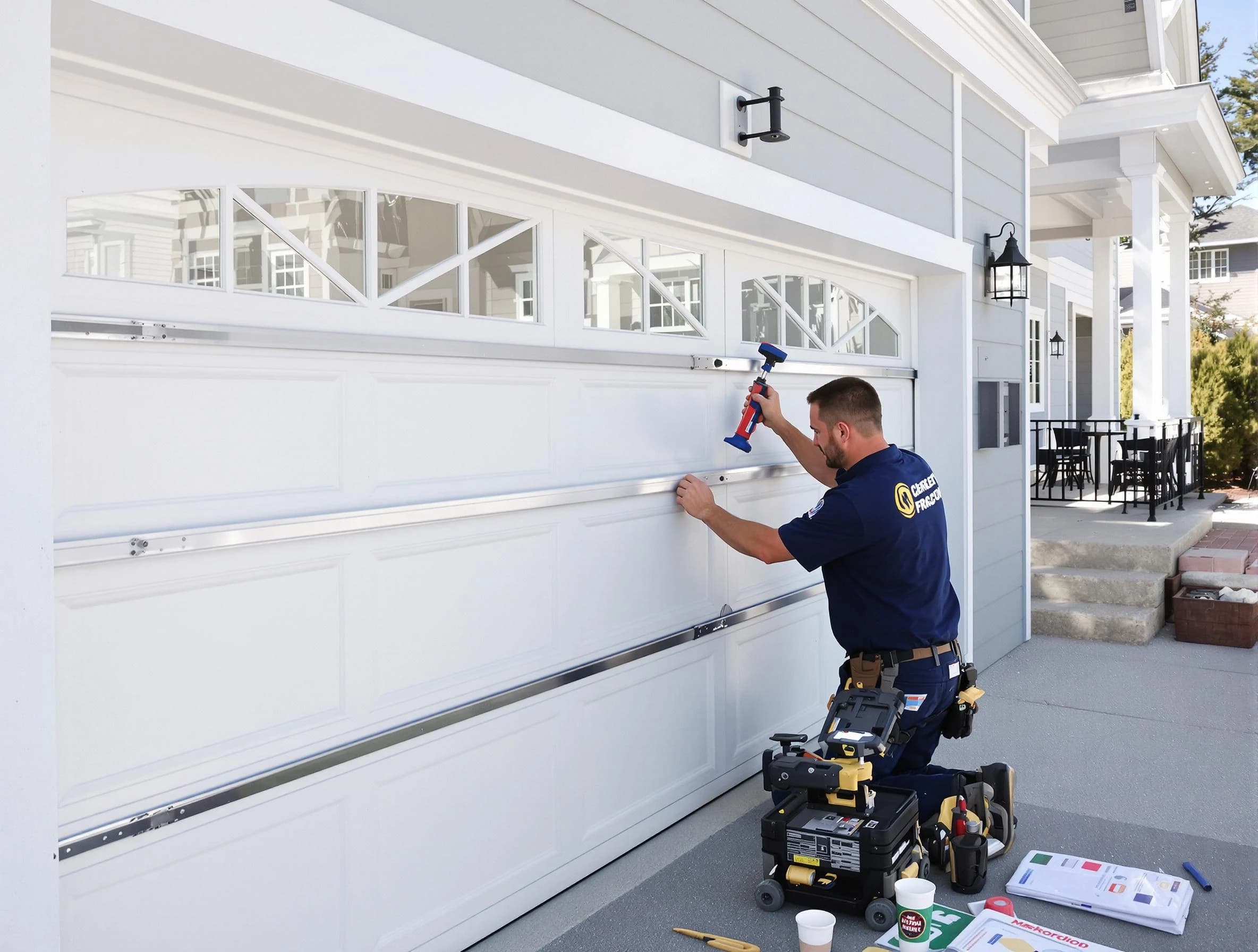 Professional garage door installation by Chattahoochee Hills Garage Door Repair in Chattahoochee Hills