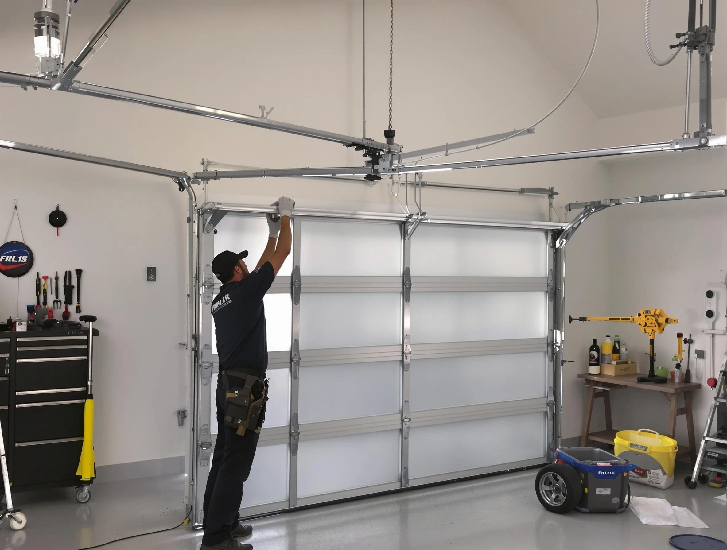 Chattahoochee Hills Garage Door Repair certified team performing precision garage door installation in Chattahoochee Hills