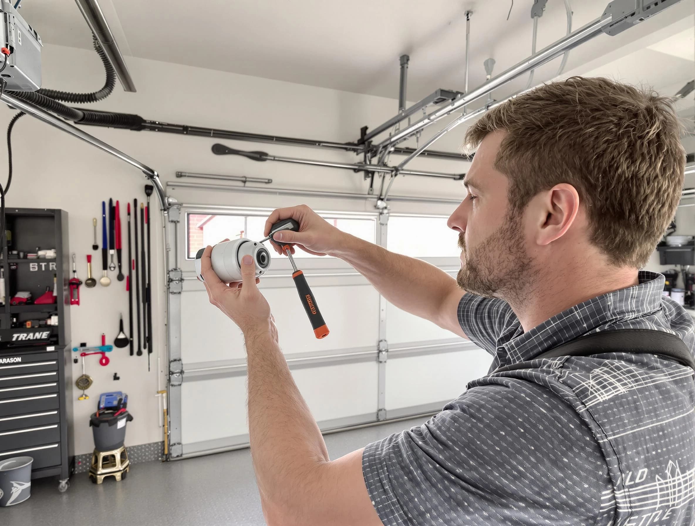 Garage door opener repair service by Chattahoochee Hills Garage Door Repair in Chattahoochee Hills