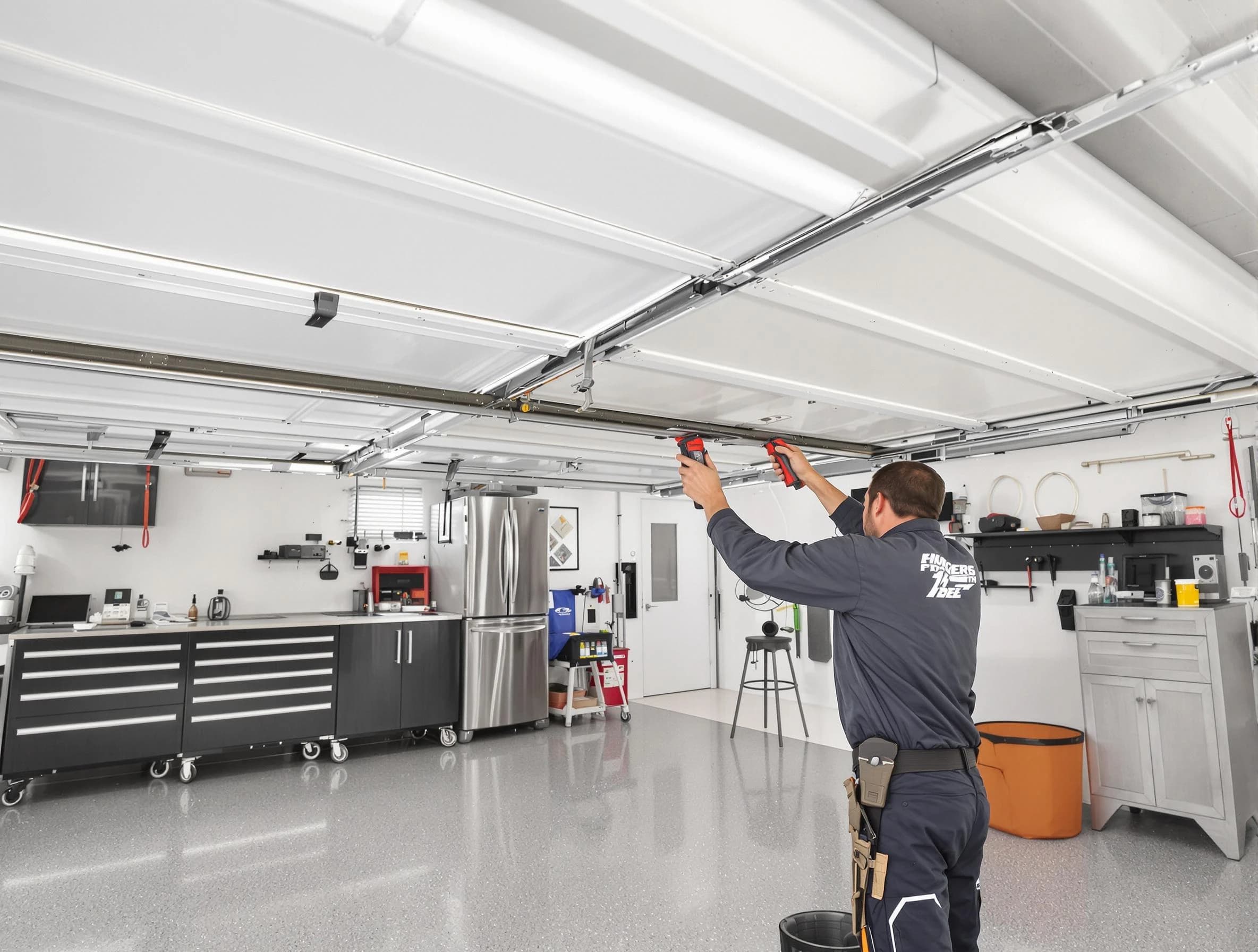 Overhead garage door repair service by Chattahoochee Hills Garage Door Repair in Chattahoochee Hills