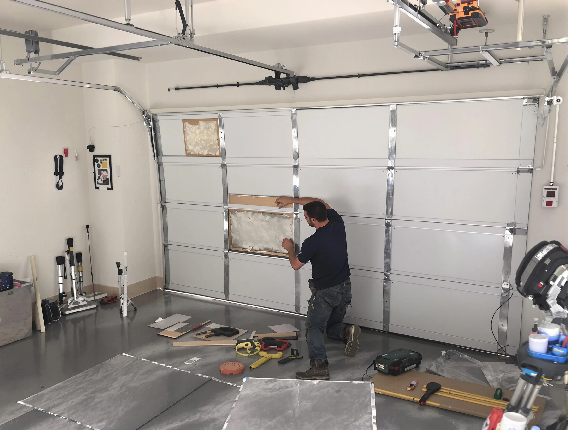 Garage Door Panel Repair in Chattahoochee Hills