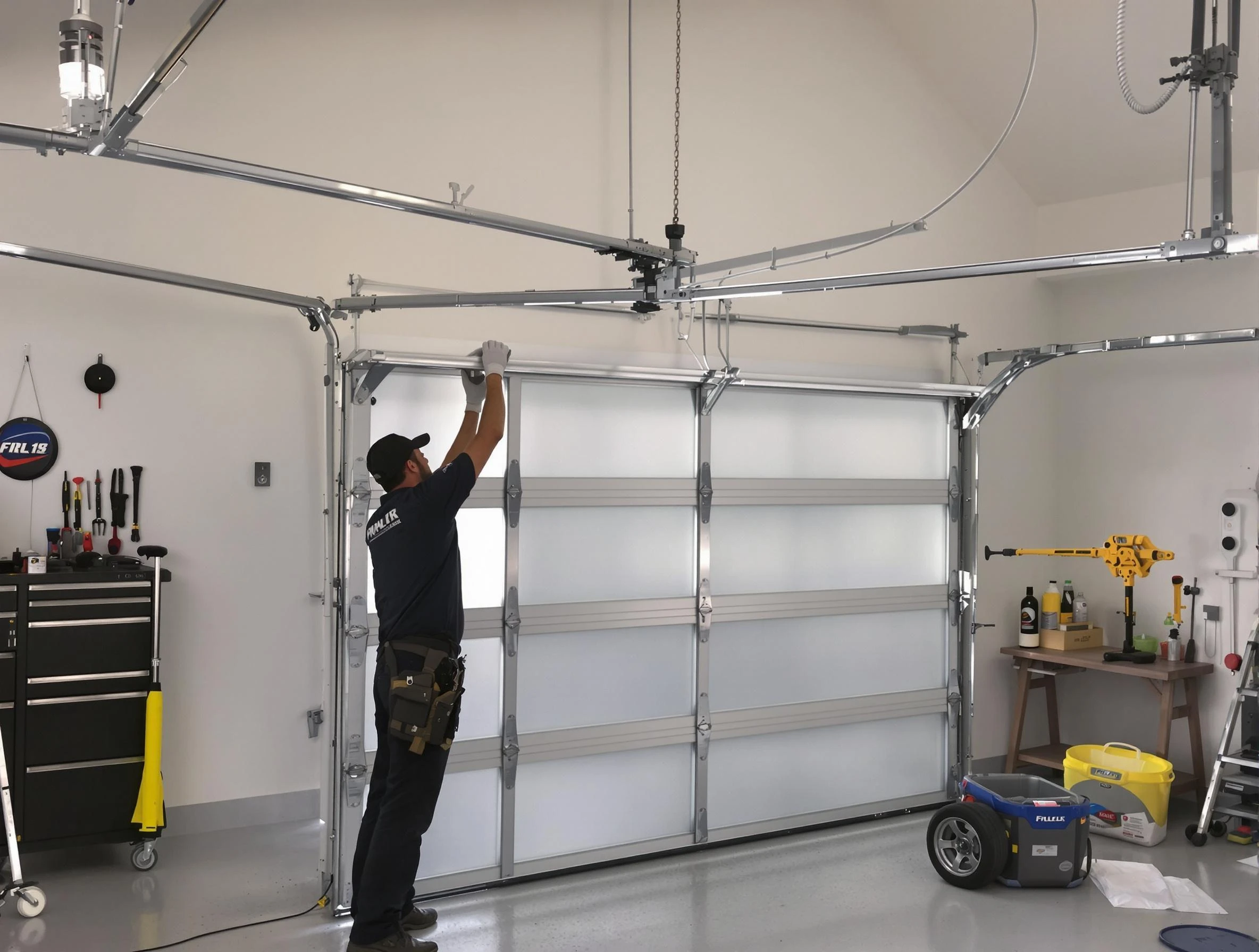 Chattahoochee Hills Garage Door Repair certified team performing precision garage door installation in Chattahoochee Hills