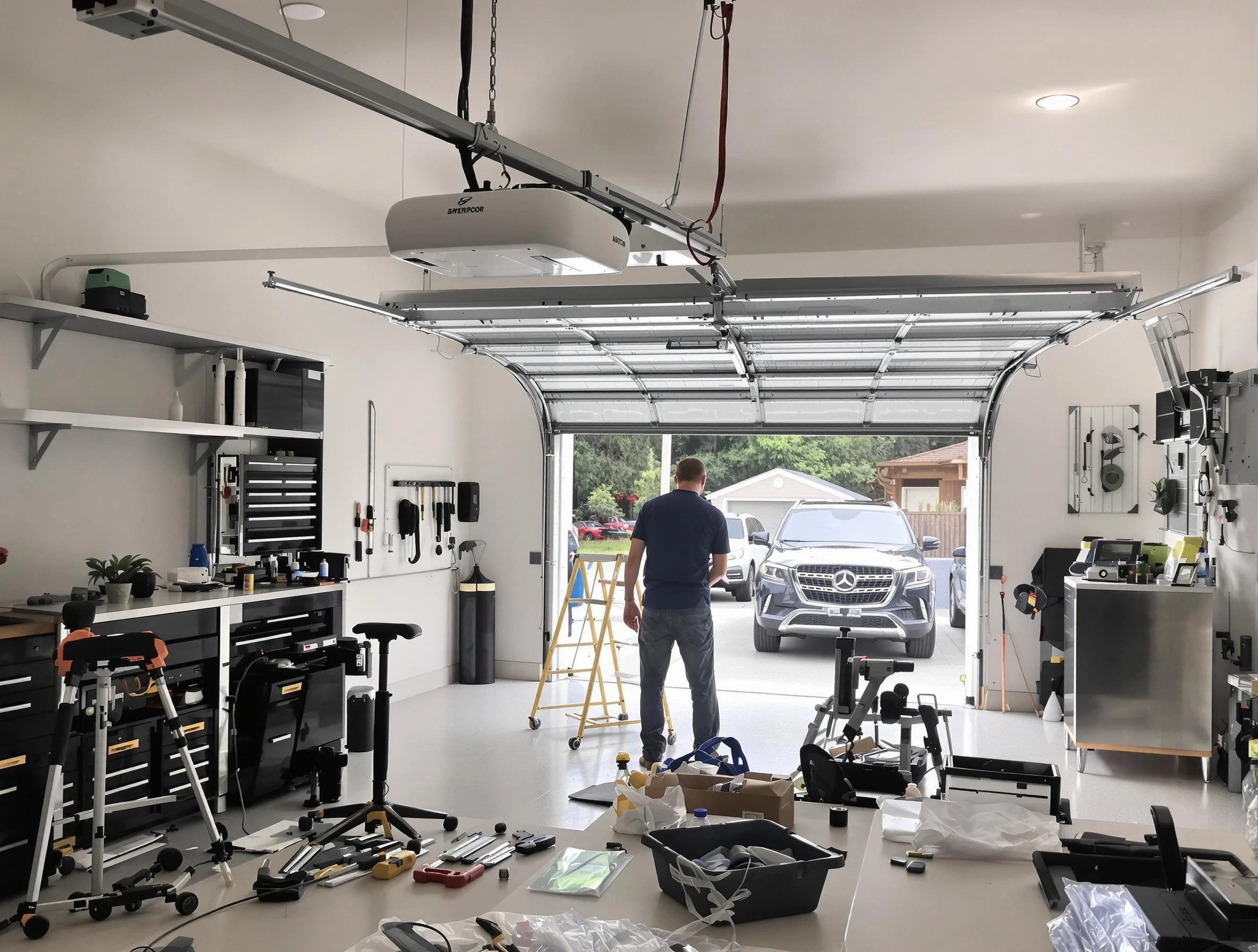 Garage door opener installation by Chattahoochee Hills Garage Door Repair in Chattahoochee Hills