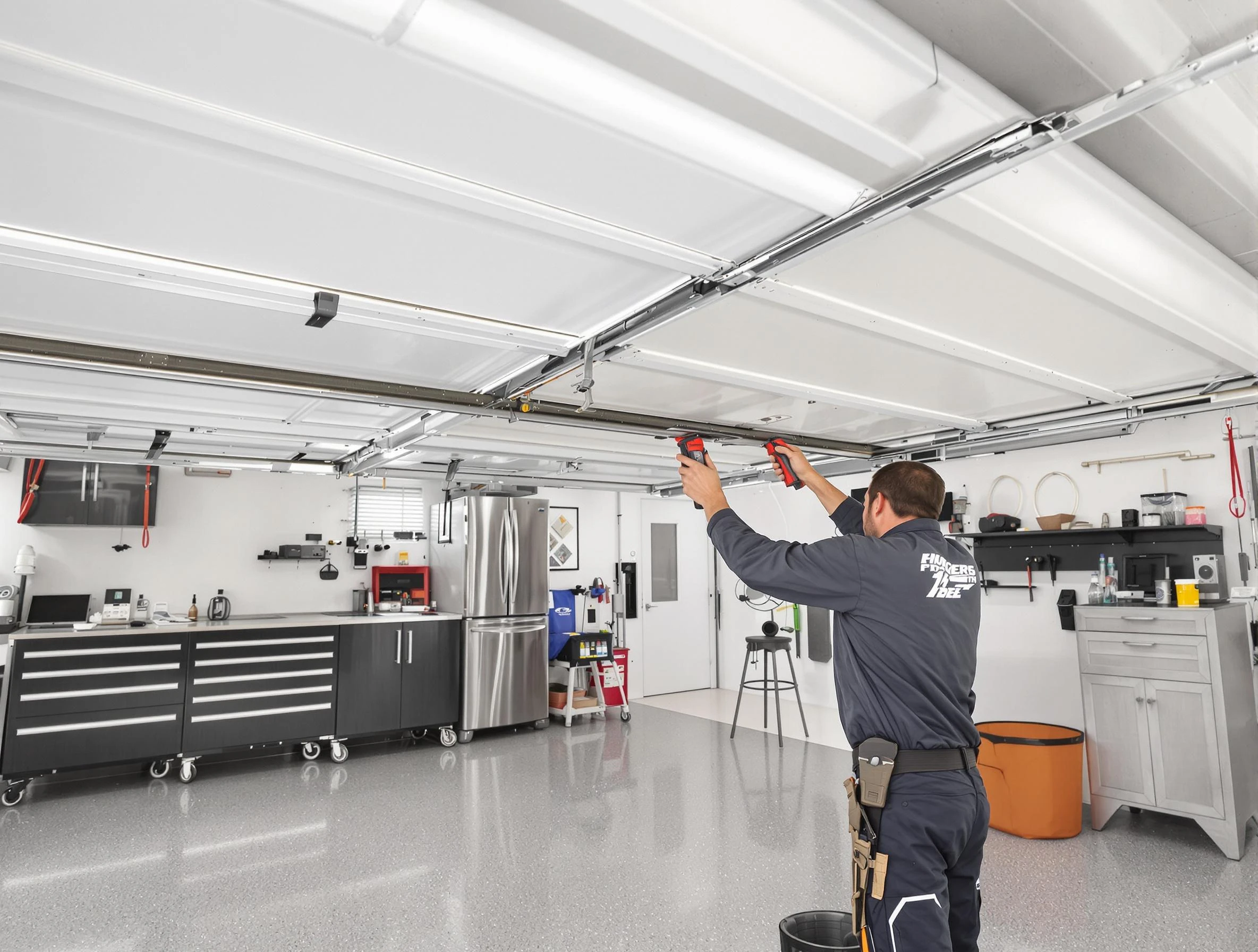 Overhead garage door repair service by Chattahoochee Hills Garage Door Repair in Chattahoochee Hills